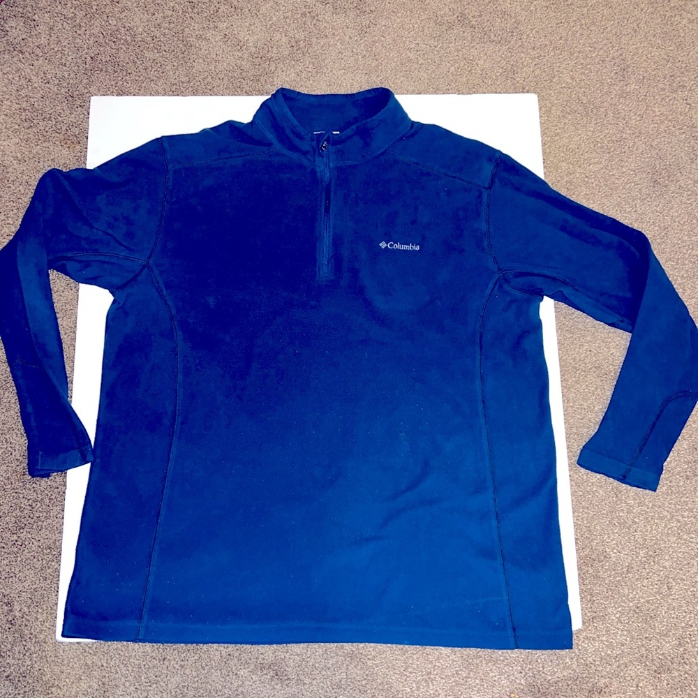 Columbia fleece pullover half zipper XXL. Smoke/pet free.